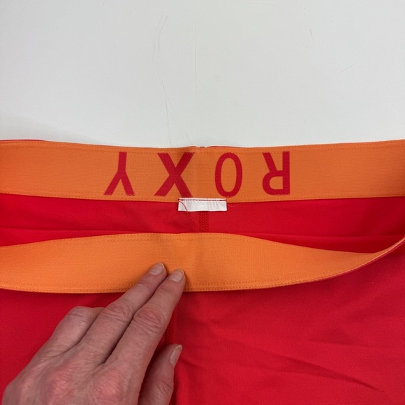 Roxy Red Booty Gym Shorts - Picture 3 of 10